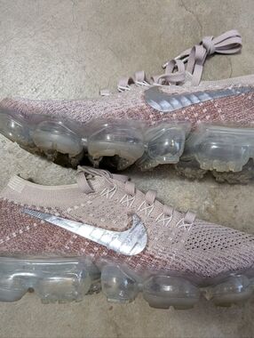Nike Air Vapormax Flyknit Original String chrome sunset running shoes